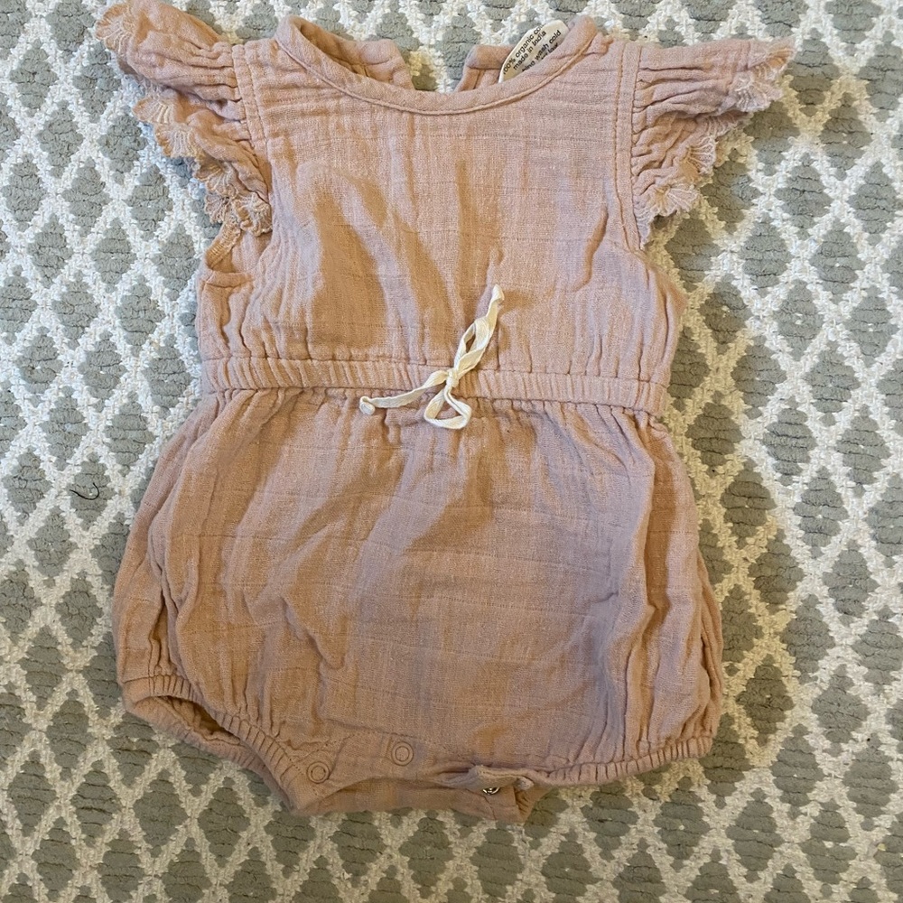Two Like New ‘City Mouse’ Rompers - Size 6-9M